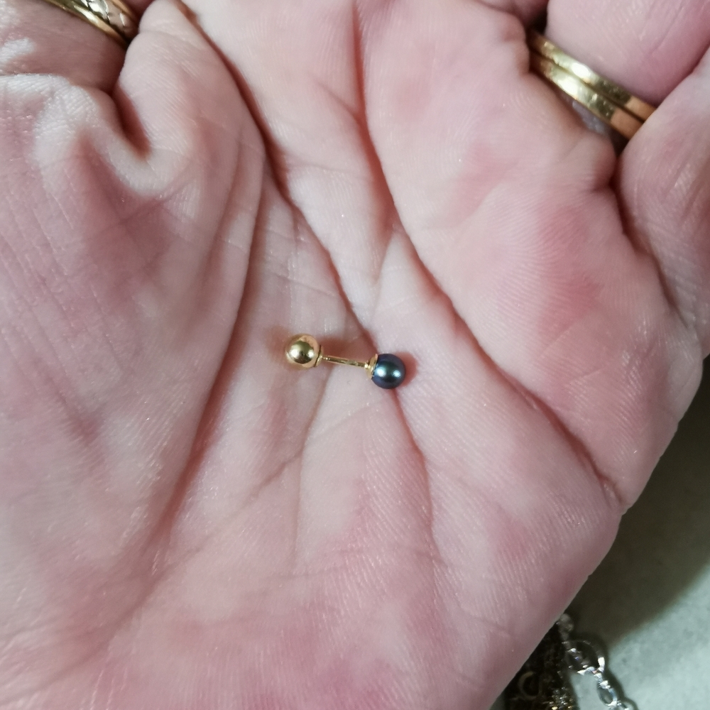 10k and 14k body studs